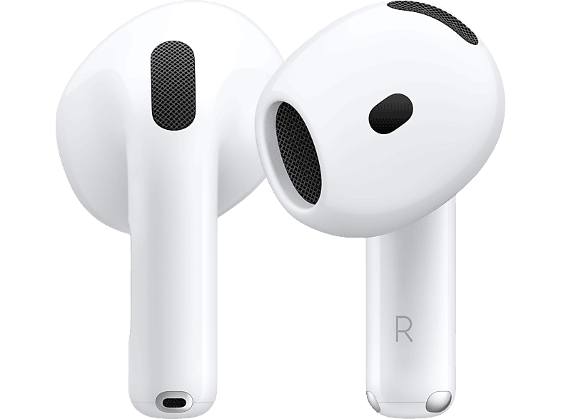 APPLE AirPods 4 mit Aktiver Geräuschunterdrückung, In-ear Kopfhörer Bluetooth Weiß von APPLE