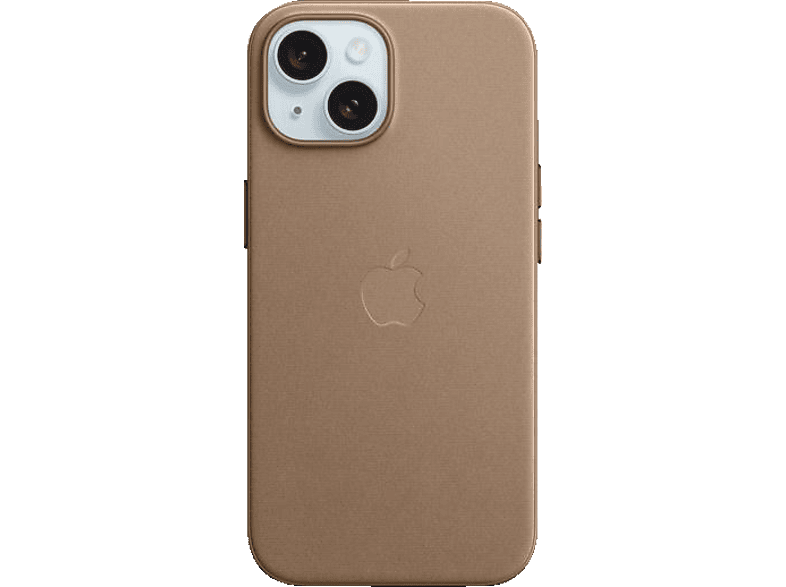 APPLE Feingewebe Case mit MagSafe, Backcover, Apple, iPhone 15, Taupe von APPLE