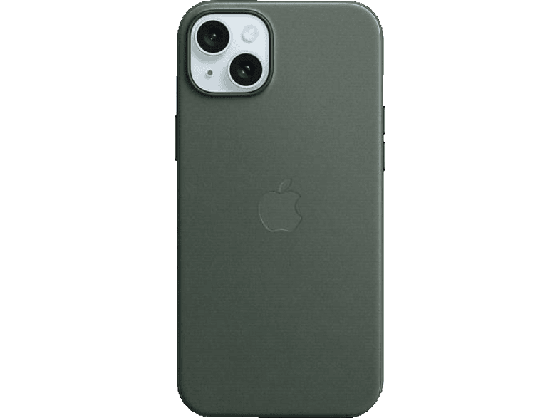 APPLE Feingewebe Case mit MagSafe, Backcover, Apple, iPhone 15 Plus, Immergrün von APPLE