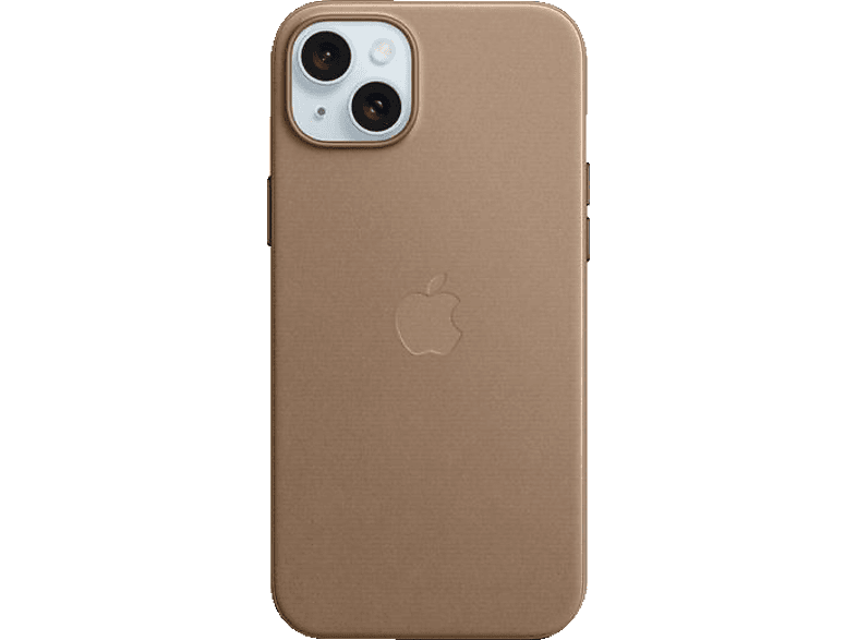 APPLE Feingewebe Case mit MagSafe, Backcover, Apple, iPhone 15 Plus, Taupe von APPLE