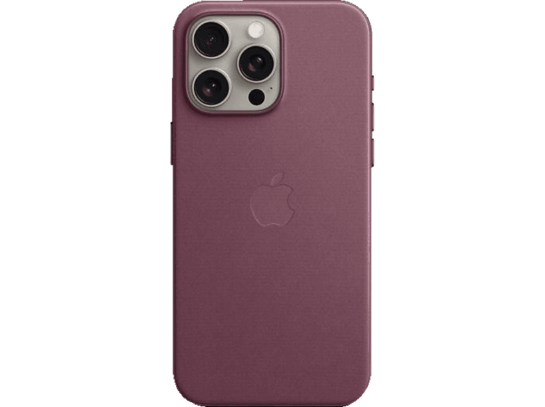 APPLE Feingewebe Case mit MagSafe, Backcover, Apple, iPhone 15 Pro Max, Mulberry von APPLE