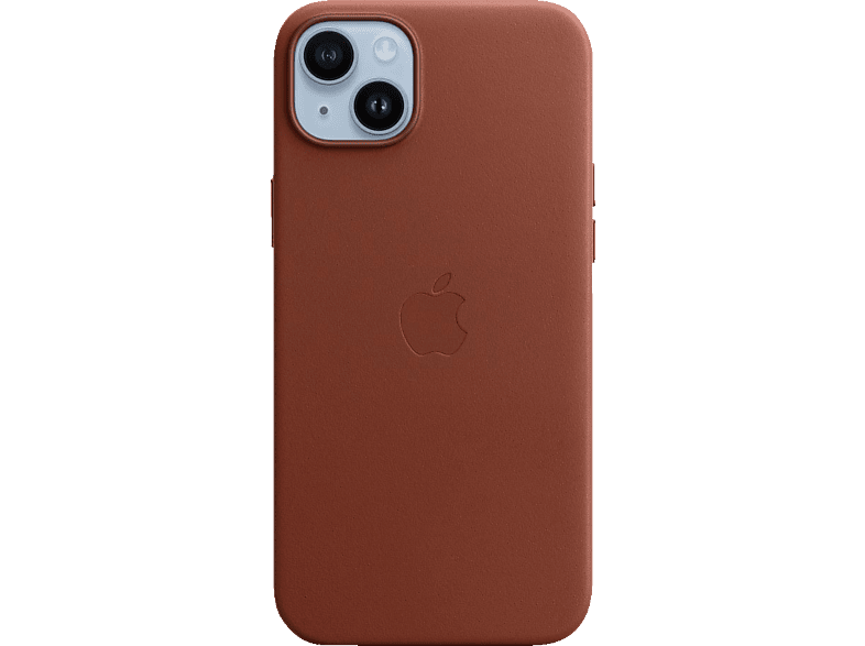 APPLE Leder Case mit MagSafe, Backcover, Apple, iPhone 14 Plus, Umbra von APPLE