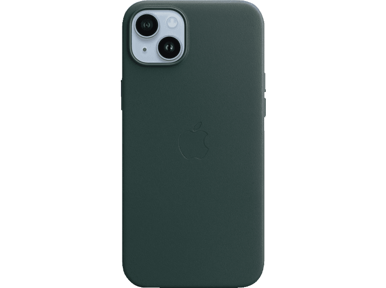 APPLE Leder Case mit MagSafe, Backcover, Apple, iPhone 14 Plus, Waldgrün von APPLE