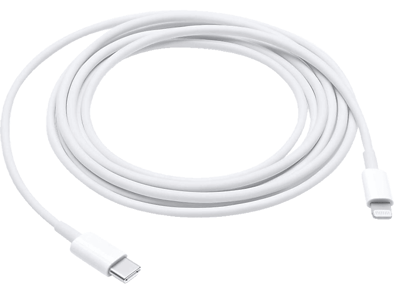 APPLE MQGH2ZM/A USB‑C auf Lightning, Kabel, 2 m, Weiß von APPLE