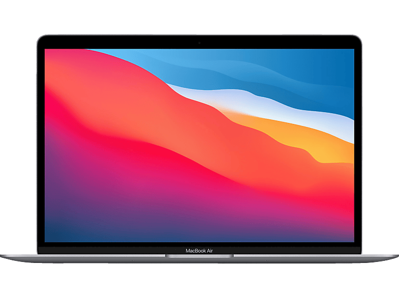 APPLE MacBook Air (2020), Notebook mit 13,3 Zoll Display, Apple M1 Prozessor, 8 GB RAM, 256 SSD, M1, Space Grau von APPLE