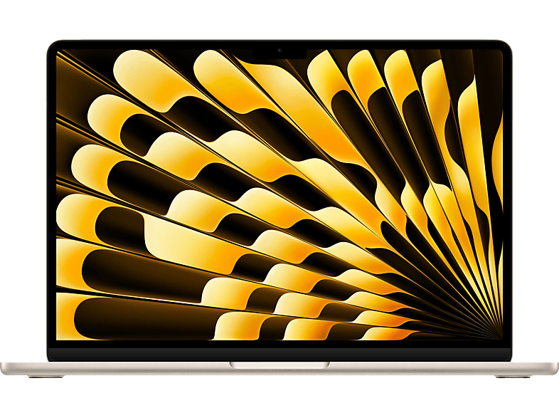 APPLE MacBook Air, MC7W4D/A, Notebook, mit 13,6 Zoll Display,M2 Prozessor, 16 GB RAM, 256 SSD, Polarstern, macOS von APPLE