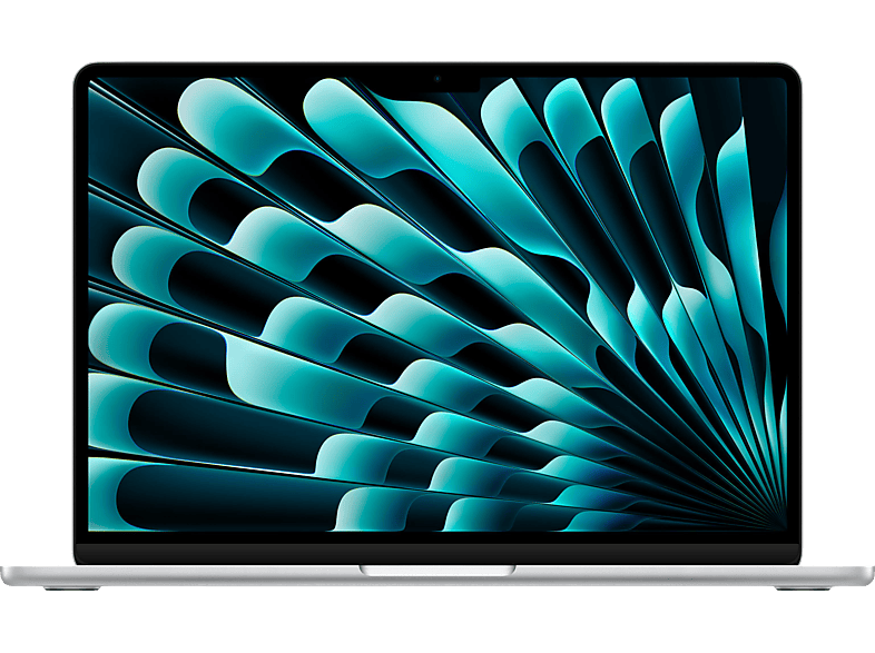 APPLE MacBook Air, MC8H4D/A, Notebook, mit 13,6 Zoll Display, M3 Prozessor, 16 GB RAM, 256 SSD, Silber, macOS von APPLE