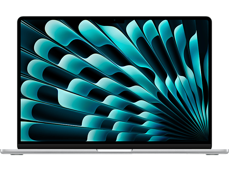 APPLE MacBook Air (2024), MC9E4D/A, Notebook, mit 15,3 Zoll Display, M3 Prozessor, 16 GB RAM, 256 SSD, Silber, macOS von APPLE