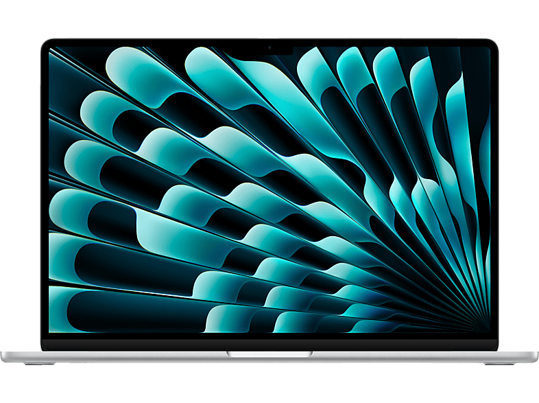 APPLE MacBook Air (2025), MW1H3D/A, Notebook, mit 15,3 Zoll Display, Apple M4, 16 GB RAM, 512 SSD, Silber, macOS von APPLE