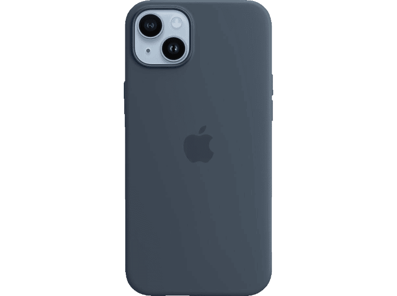 APPLE Silikon Case mit MagSafe, Backcover, Apple, iPhone 14 Plus, Sturmblau von APPLE