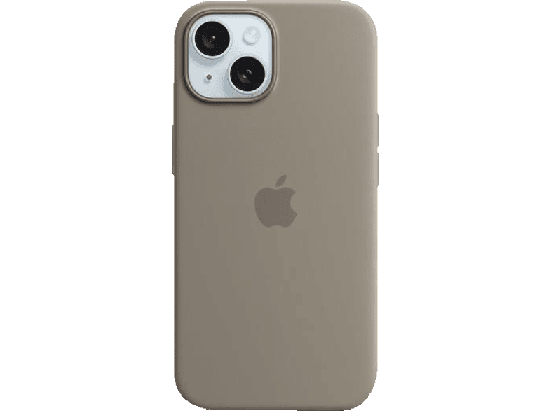 APPLE Silikon Case mit MagSafe, Backcover, Apple, iPhone 15, Tonbraun von APPLE