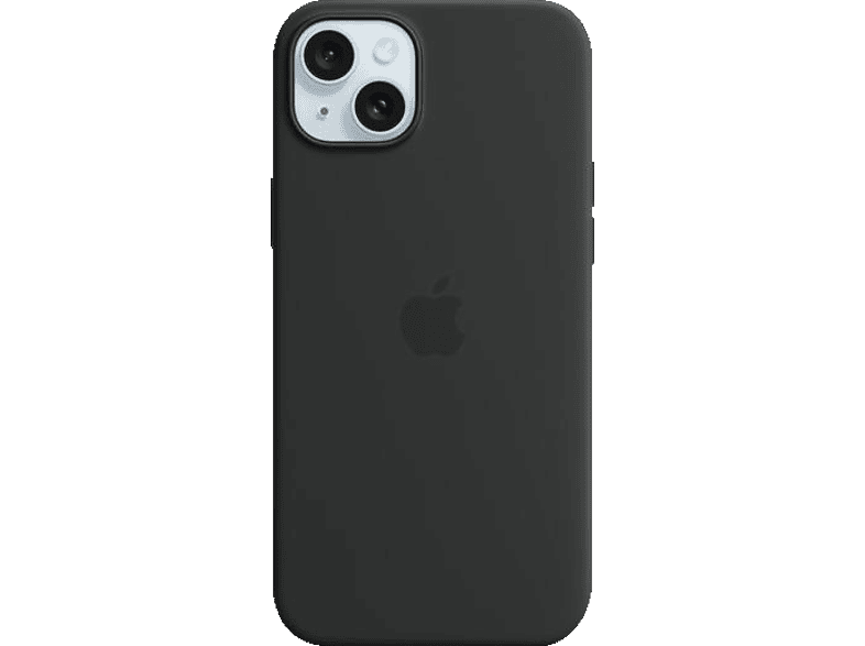 APPLE Silikon Case mit MagSafe, Backcover, Apple, iPhone 15 Plus, Black von APPLE
