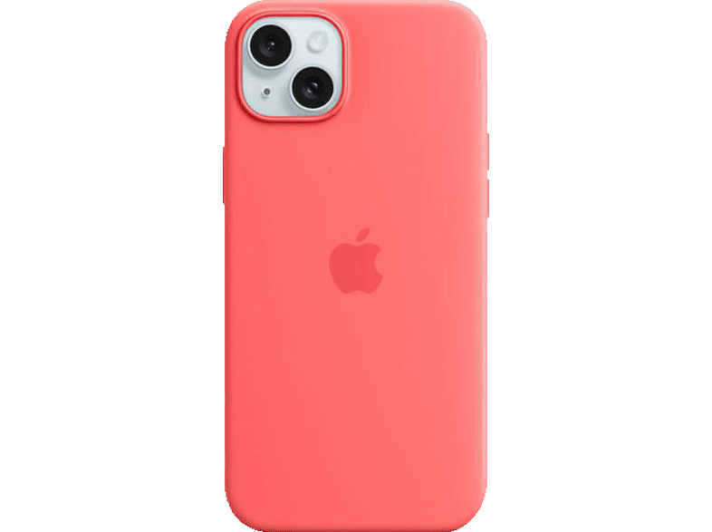 APPLE Silikon Case mit MagSafe, Backcover, Apple, iPhone 15 Plus, Guave von APPLE