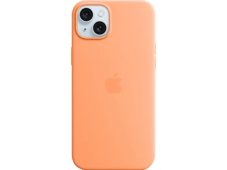 APPLE Silikon Case mit MagSafe, Backcover, Apple, iPhone 15 Plus, Sorbet Orange APPLE Silikon Case mit MagSafe, Backcover, Apple, iPhone 15 Plus, Sorbet Orange von APPLE