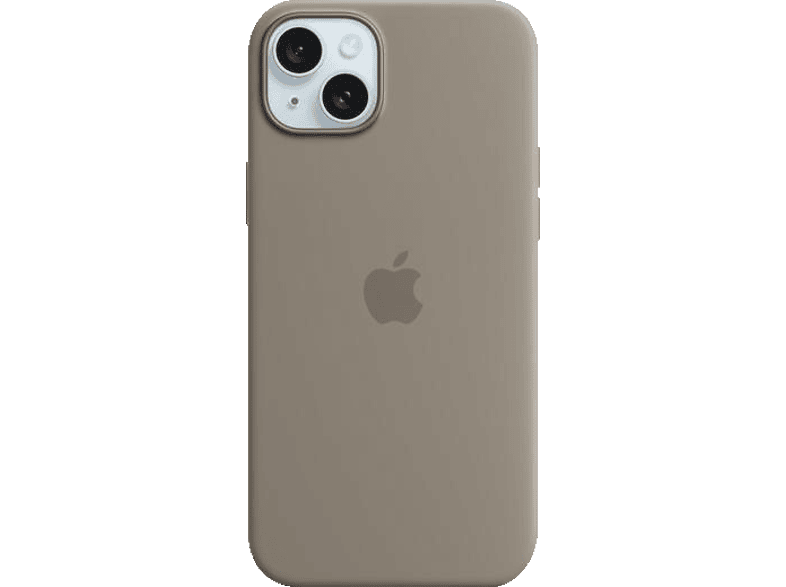 APPLE Silikon Case mit MagSafe, Backcover, Apple, iPhone 15 Plus, Tonbraun von APPLE