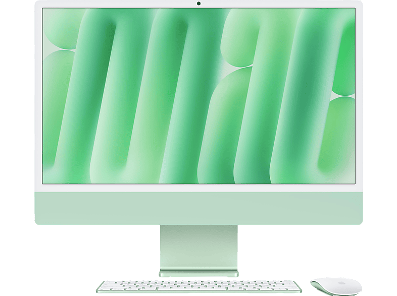 APPLE iMac (2024), MD2Q4D/A, All-in-One PC mit 23.5 Zoll Display, Apple M4 Chip, 24 GB RAM, 10-Core GPU, 512 SSD, Grün von APPLE