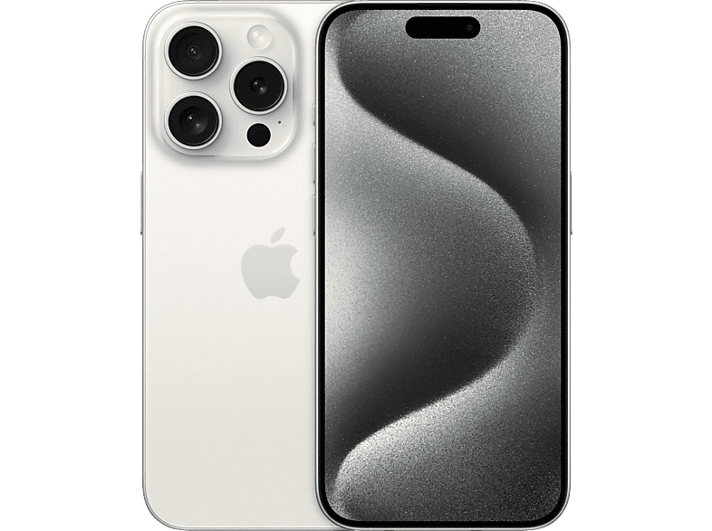 APPLE iPhone 15 Pro 5G 256 GB Titan Weiß Dual SIM von APPLE