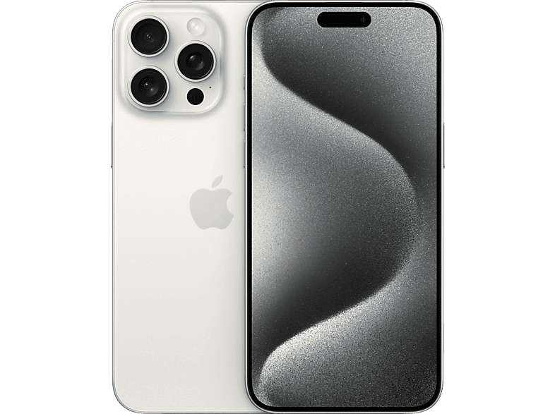 APPLE iPhone 15 Pro Max 5G 256 GB Titan Weiß Dual SIM von APPLE