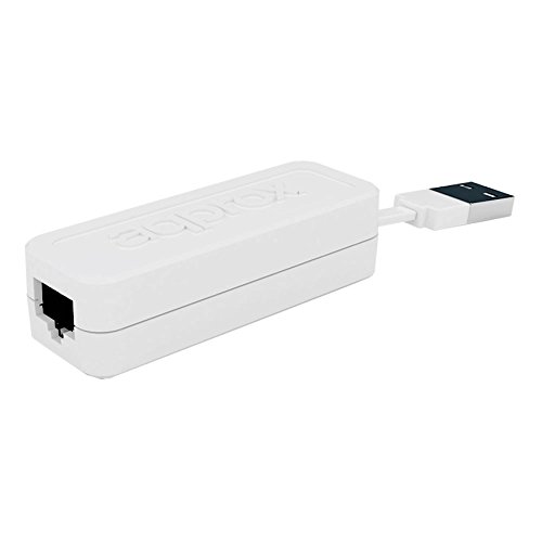 APPROX Ethernet-Adapter USB 3.0 auf RJ45 Ethernet Gigabit 1000 MBit/s – Weiß APPROX Ethernet-Adapter USB 3.0 auf RJ45 Ethernet Gigabit 1000 MBit/s – Weiß von APPROX