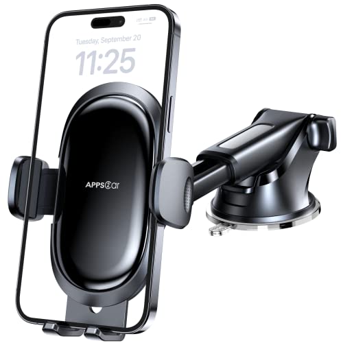 APPS2Car Handy Halterung Auto Handyhalter fürs Auto KFZ HandyHalterung Auto Saugnapf & Armaturenbrett mit EIN-Knopf-Auslösung Kompatibel mit iPhone 14 13 12 Pro Max Samsung S23 Ultra Huawei APPS2Car Handy Halterung Auto Handyhalter fürs Auto KFZ HandyHalterung Auto Saugnapf & Armaturenbrett mit EIN-Knopf-Auslösung Kompatibel mit iPhone 14 13 12 Pro Max Samsung S23 Ultra Huawei von APPS2Car