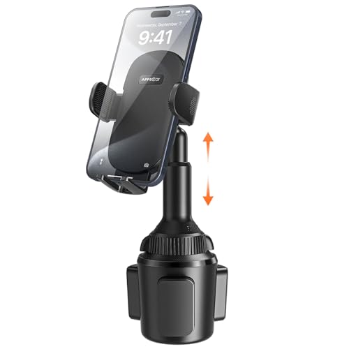 APPS2Car Handyhalterung Auto Getränkehalter, Handyhalterung Auto Becherhalter, Mercedes Handy Halterung Halter Kfz-Becherhalter, Cup Holder für iPhone 12 Pro Mini Pro Max / 11 Pro/SE 2020, Sumsung von APPS2Car