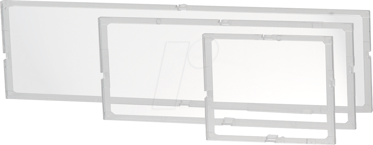APRA 449-380-12 - apra Rail DB Frontplatte, 12 Module, transparent von APRA-NORM