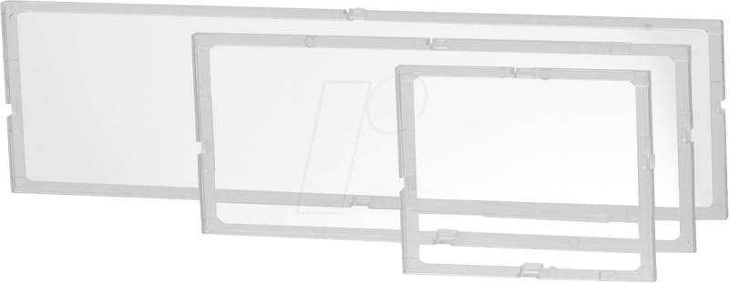 APRA 449-380-12 - apra Rail DB Frontplatte, 12 Module, transparent von APRA-NORM