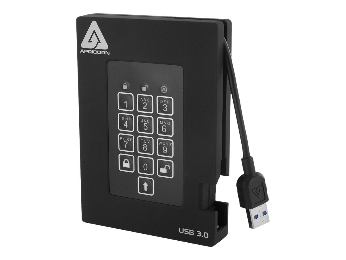 APRICORN APRICORN Aegis Padlock Fortress 1TB externe HDD-Festplatte von APRICORN