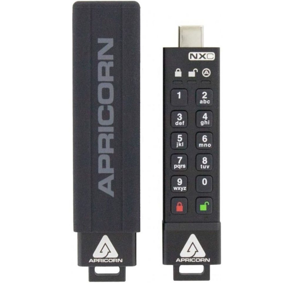 APRICORN Aegis Secure Key 3NXC - USB-Stick - schwarz USB-Flash-Laufwerk von APRICORN