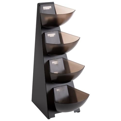 APS 11414 Multi-Rack, Küchenregal, Gestell aus 18/0 Edelstahl, Portionsschütte aus Kunststoff, Portionsspender, Volumen pro Schütte 1 Liter Inhalt, 4-stufig APS 11414 Multi-Rack, Küchenregal, Gestell aus 18/0 Edelstahl, Portionsschütte aus Kunststoff, Portionsspender, Volumen pro Schütte 1 Liter Inhalt, 4-stufig von APS