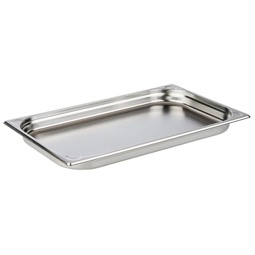 APS 81101 GN-Behälter 1/1, Gastronormbehälter Edelstahl rostfrei/Abmessungen 32,5 x 53 cm/Tiefe 40 mm/Volumen 5 Liter APS 81101 GN-Behälter 1/1, Gastronormbehälter Edelstahl rostfrei/Abmessungen 32,5 x 53 cm/Tiefe 40 mm/Volumen 5 Liter von APS