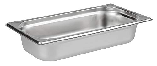 APS 81302 GN 1/3 Behälter, rostfreier Gastronormbehälter Edelstahl, Abmessungen 175 x 325 mm/Höhe 65 mm/Volumen 2,5 Liter APS 81302 GN 1/3 Behälter, rostfreier Gastronormbehälter Edelstahl, Abmessungen 175 x 325 mm/Höhe 65 mm/Volumen 2,5 Liter von APS