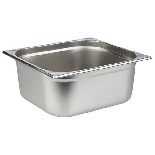 APS 81706 GN 2/3 Behälter, rostfreier Gastronormbehälter Edelstahl, Abmessungen 325 x 355 mm/Höhe 150 mm/Volumen 12,5 Liter von APS