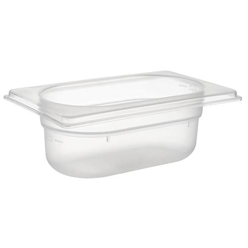 APS 82150 GN-Behälter 1/9, 17,6 x 10,8 cm, 65 mm tief, 0,6 Liter, Skalierung, Polypropylen APS 82150 GN-Behälter 1/9, 17,6 x 10,8 cm, 65 mm tief, 0,6 Liter, Skalierung, Polypropylen von APS