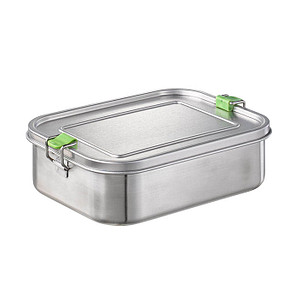 APS Lunchbox XL 6,5 cm hoch silber von APS