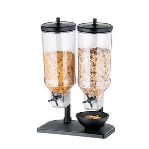 APS Müslispender Duo Fresh & Easy schwarz 2 x 4,5 l APS Müslispender Duo Fresh & Easy schwarz 2 x 4,5 l von APS