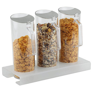 APS Müslispender silber 3 x 1,5 l APS Müslispender silber 3 x 1,5 l von APS
