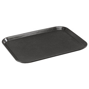 APS Tablett NON-SLIP schwarz rechteckig 53,0 x 32,5 cm von APS
