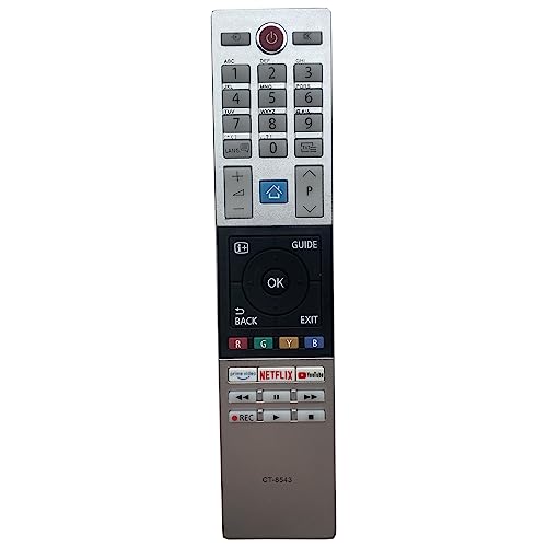 Ersatz-Fernbedienung Toshiba CT-8543 für Toshiba FHD UHD XUHD TV – Keine Einstellung erforderlich Ersatz-Fernbedienung Toshiba CT-8543 für Toshiba FHD UHD XUHD TV – Keine Einstellung erforderlich von APYRDH