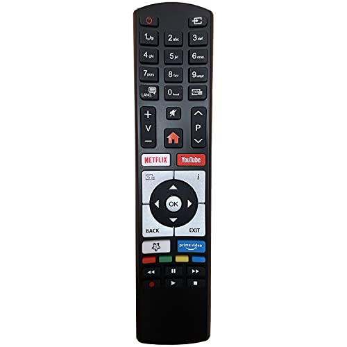 Ersatz Fernbedienung für Telefunken RC4318P / RC4318 Finlux Vestel Edenwood 4K Ultra HD, Keine Konfiguration erforderlich von APYRDH