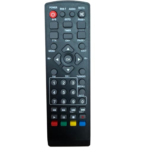 7in1 Fernbedienung Kompatibel für DVB-T TNT Receiver Strong, Echosat, Tempo, Engel, Metronic, Strom, LiveTNT, Xoro, Thomson, Edision 7in1 Fernbedienung Kompatibel für DVB-T TNT Receiver Strong, Echosat, Tempo, Engel, Metronic, Strom, LiveTNT, Xoro, Thomson, Edision von APYRDH