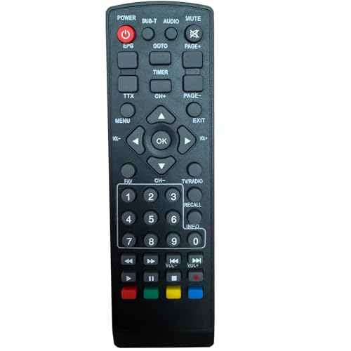 Neue 7-in-1 kompatible Universal Fernbedienung für DVB-T String/Engel/METRONIC/Strom/LIVETNT/XORO TNT Decoder für einfache Einstellungen von APYRDH