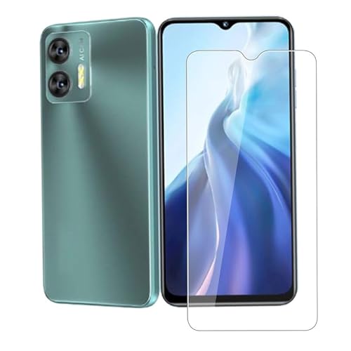 AQGG 1 Stück Schutzfolie für Oukitel C35 (6.56") Displayschutzfolie, 9H Härte Folie HD Klar Schutzglas, Kratzfestnzer Anti-Bläschen gehärtetes Glas Schutz screen von AQGG