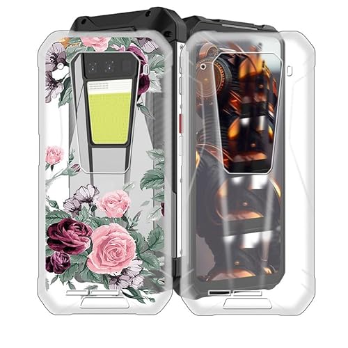 AQGG 2 Stück Hülle für Unihertz 8849 Tank 3 Pro (6.79") Hüllen Schutzhülle Tasche Handyhülle Stoßkasten Schale Phone Case Transparente Weich Silikon Cases Kratzfest stoßfest von AQGG
