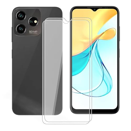 AQGG 2 Stück Schutzfolie für ZTE Axon 50 Lite 8050 (6.60") Displayschutzfolie, 9H Härte Folie HD Klar Schutzglas, Kratzfestnzer Anti-Bläschen gehärtetes Glas Schutz screen von AQGG