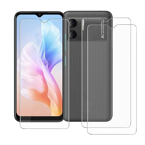 AQGG 3 Stück Schutzfolie für Doogee X98 Pro (6.52 Zoll) Displayschutzfolie, 9H Härte Folie HD Klar Schutzglas, Kratzfestnzer Anti-Bläschen gehärtetes Glas Schutz Screen Bildschirmschutz von AQGG