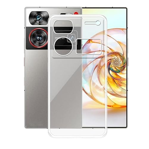 AQGG Hülle für ZTE Nubia Z60 Ultra (6.8") Hüllen Schutzhülle Tasche Handyhülle Stoßkasten Schale Phone Case Transparente TPU Weich Silikon Cases - Clear von AQGG