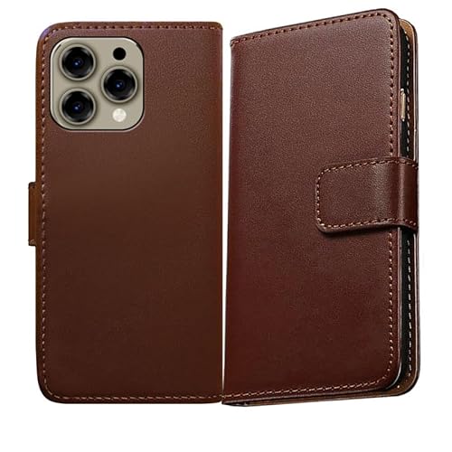 AQGGESH Handyhülle für Doogee N55 (6.56"), Hülle Wallet Leder Kartenfach Standfunktion Schutzhülle Flip Case Leder Tasche Schutzhülle für Doogee N55 - Brown von AQGGESH