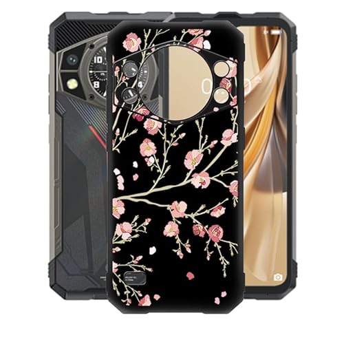AQGGESH Hülle für Cubot Kingkong AX (6.58") Hüllen Schutzhülle Tasche Handyhülle Stoßkasten Schale Phone Case Black TPU Weich Silikon Cases - WM84 von AQGGESH