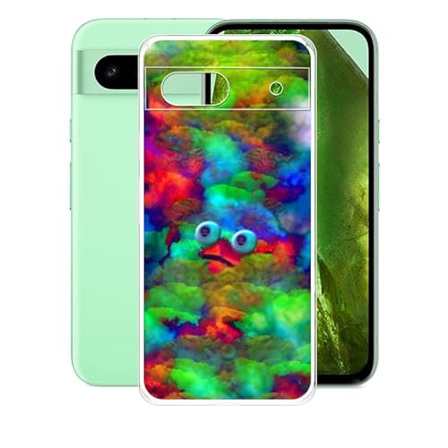 AQGGESH Hülle für Google Pixel 8a (6.1") Hüllen Schutzhülle Tasche Handyhülle Stoßkasten Schale Phone Case Transparente TPU Weich Silikon Cases - XV13 von AQGGESH
